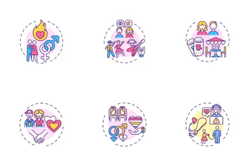 Online Dating Icon Pack
