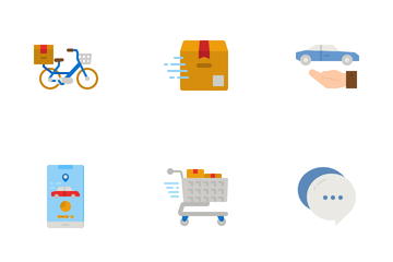 Online Delivery Icon Pack