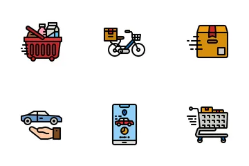Online Delivery Icon Pack