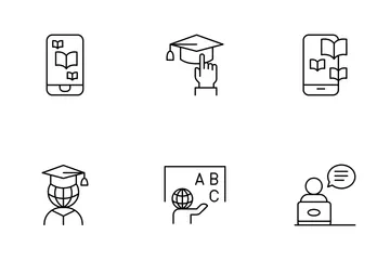 Online Education Icon Pack