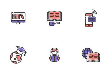 Online Education And E Learning Icon Pack
