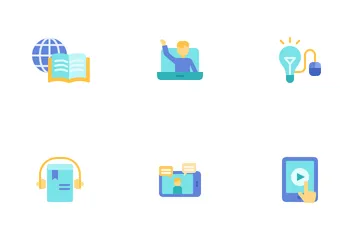 Online Education And E Learning Icon Pack