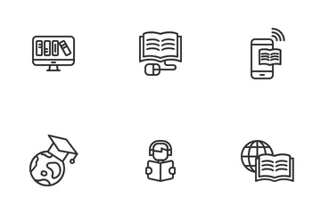 Online Education And E Learning Icon Pack