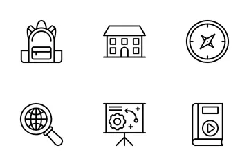 Online Education And Learning Icon Pack