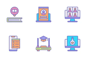 Online Education Icon Pack