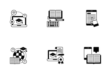 Online Education Icon Pack