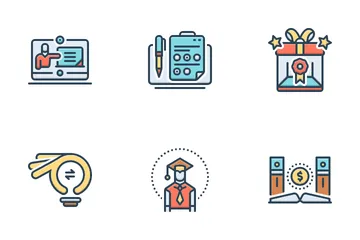 Online Education Icon Pack