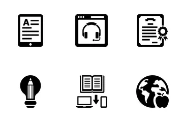 Online Education Icon Pack