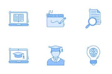 Online Education Icon Pack