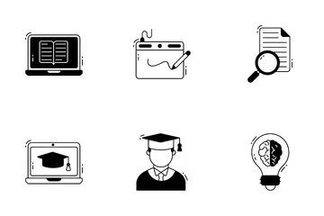 Online Education Icon Pack