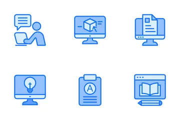 Online Education Icon Pack