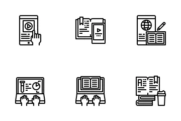 Online Education Icon Pack