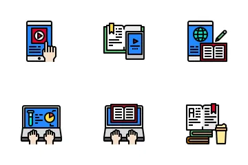 Online Education Icon Pack