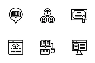 Online Education Icon Pack