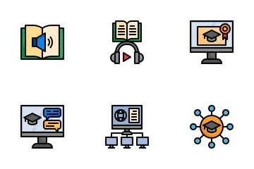 Online Education Icon Pack