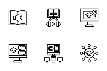 Online Education Icon Pack