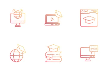 Online Education Icon Pack