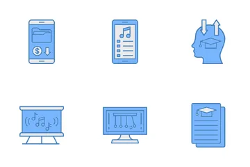 Online Education Icon Pack