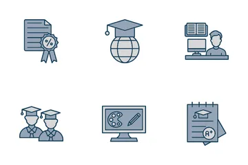 Online Education Icon Pack