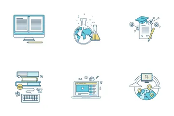 Online Education Icon Pack