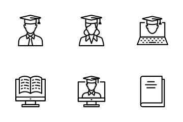 Online Education Icon Pack