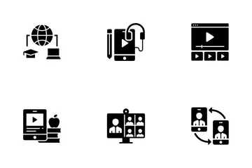 Online Education Icon Pack