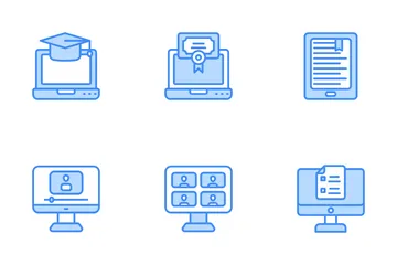 Online Education Icon Pack