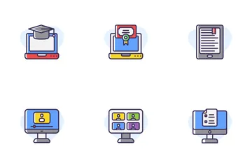 Online Education Icon Pack