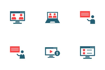 Online Education Icon Pack