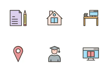 Online Education Icon Pack