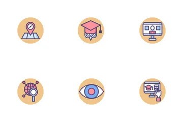 Online Education Icon Pack