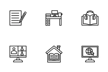 Online Education Icon Pack