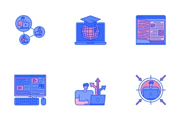 Online Education Icon Pack