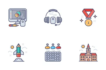 Online Education Icon Pack