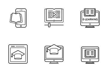 Online Education Icon Pack