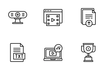 Online Education Icon Pack