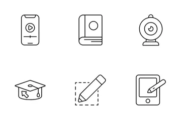 Online Education Icon Pack