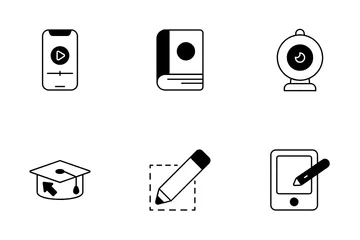 Online Education Icon Pack