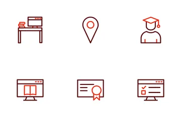 Online Education Icon Pack