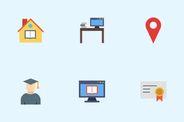 Online Education Icon Pack