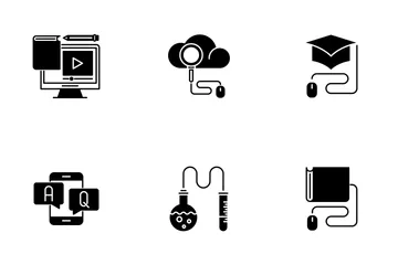 Online Education Icon Pack