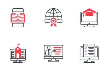 Online Education Icon Pack