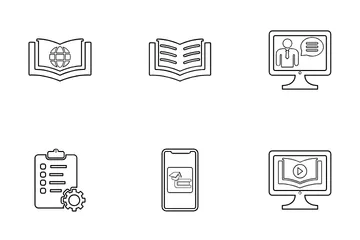 Online Education Icon Pack