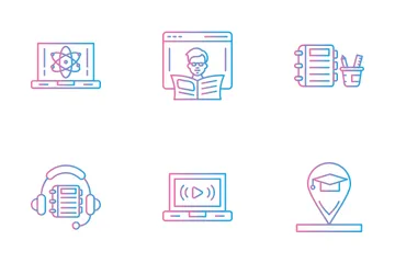 Online Education Icon Pack