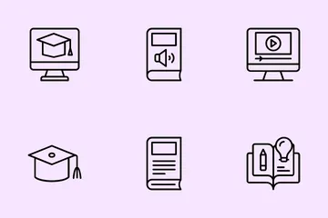 Online Education Icon Pack