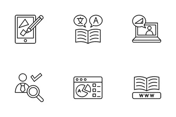 Online Education Icon Pack