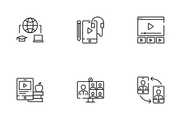 Online Education Icon Pack