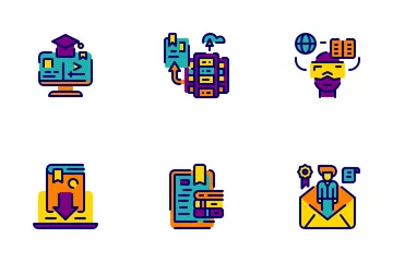 Online Education Icon Pack