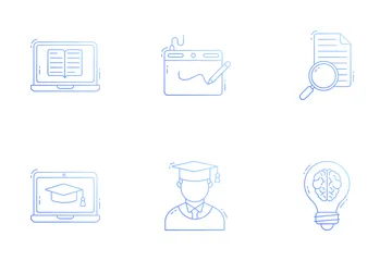 Online Education Icon Pack