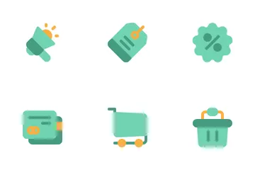 Online Einkaufen Symbolpack